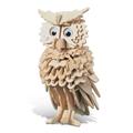 Puzzled 3D Puzzle Owl Wood Craft Construction Model Kit Fun Unique & Educational DIY Wooden Toy Assemble Model Unfinished Crafting Hobby Puzzle to Build & Paint for Decoration 146 Pieces Pack