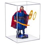 Deluxe Clear Acrylic Table Top Figurine Display Case for Hot Toy Doll Bobblehead Action Figure or Collectible Toy Figure (A087-CB-TT)