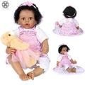 Luxtrada 22 Collection Reborn Baby Doll Toddler Dolls Handmade Lifelike Baby Solid Silicone Vinyl Doll Cute Baby Birthday gift Christmas gift