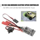 GoolRC RC ESC 30A Brushed Electric Speed Controller for WPL C14 C24 B14 B24 B16 B36 RC Truck RC Crawler Off-road Semi-truck