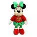 Minnie Mouse Holiday Dress Plush Stuffed Animal Toy Doll Medium 17â€� H