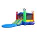 Pogo Bounce House Crossover Bounce House with Water Slide Sports Dual Slide with Splash Pool