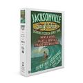 Jacksonville Florida Surf Shop Vintage Sign (1000 Piece Puzzle Size 19x27 Challenging Jigsaw Puzzle for Adults and Family Made in USA)