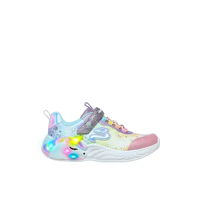Skechers Girls Unicorn Dreams Light Up Sneakers