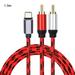 Famure Audio Cable|USB Type-C to 2 RCA Audio Cable Type C for Phones Speaker Home Theater TV