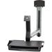 Ergotron StyleView Sit-Stand Combo System with Worksurface - Mounting kit (handle CPU holder 2 track covers 2 cable channels wrist rest display mount keyboard tray wall CPU mount slide-out mouse tray VESA mount bracket wall track 34 CPU spacer CPU and...