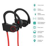 Bluetooth Headphones Best Wireless Sports Earphones w/Mic IPX7 Waterproof HD Stereo Sweatproof Earbuds for Gym Running Workout 8 Hour Battery Noise Cancelling Headsets