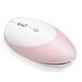 HXSJ T36 Three Mode Bluetooth 3.0 + 5.0 + 2.4G Wireless Mouse Slim Silent Design Rechargeable Optical Mouse Replacement for PC Laptop Pink