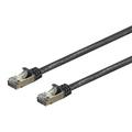 Monoprice Cat7 Ethernet Network Patch Cable - 3 feet - Black | 26AWG Shielded (S/FTP) - Entegrade Series