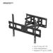 TV Wall Mount for Most 32 -70 TVs Heavy Duty Dual Arm Articulating Full Motion Tilt Swivel 17 Extension Bracket LED LCD OLED Plasma Flat Screen Curved TV Up to VESA 600mm Height Adjustable