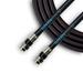 SatelliteSale Digital 75Ohm RG-6/U Coaxial Cable with F-Type Connector Indoor/Outdoor Universal Wire Black Cord 25 feet