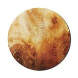 Industrial Mouse Pad for Computers Background of Machinery Mechanism in Retro Colors Historical Rust Motion Round Non-Slip Thick Rubber Modern Gaming Mousepad 8 Round Orange by Ambesonne