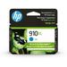 HP 910XL High Yield Cyan Original Ink Cartridge ~825 pages 3YL62AN#140