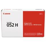 Canon 052H Original Toner Cartridge - Black Laser - High Yield - 9200 Pages - 1 Each