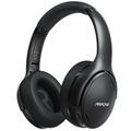 Mpow IPO Active Noise Cancelling Bluetooth 5.0 Headphones with Deep Bass Fast Charge 35h Playtime CVC 8.0 Mic for Home Office Online Study Travel Black