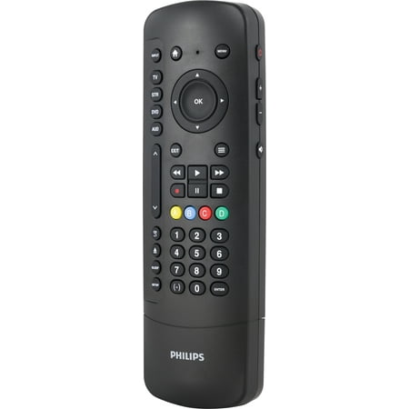 Philips 4-Device Universal TV Remote Control with Roku TV Remote Control Slide-in Cradle in Black SRP2024R/27