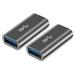 QianLink USB 3.0 Adapter [2-Pack] Aluminum Type A Female to Female -Connector Converter Adapter USB 3.0 Coupler Female to Female Adapter (Grey)