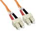 SANOXY Cables and Adapters; 2m SC/SC Duplex 50/125 Multimode OM2 Fiber Optic Cable