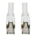 Tripp Lite Cat8 25g/40g-Certified Snagless S/ftp Ethernet Cable (Rj45 M/m) Poe White 20 Ft. - Patch Cable - Rj-45 (m) to Rj-45 (m) - 20 Ft - S/ftp - Cat 8 - Snagless Solid - White