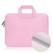 Laptop Sleeve Compatible with 11-15.6 inch MacBook Air MacBook Pro Notebook Computer Multifunctional Briefcase Bag 11 Pink