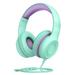 MPOW CH6S Kids Headphones Cute Colorful Wired for Kids Teens Children with Volume Limit Switch Over-ear Headsets with Mic w/Sharing Function Foldable For Cellphones Tablets Computers