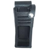 Leather Carry Case Holster for Motorola DP4801 Two Way Radio