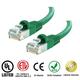 Huetronâ„¢ 5-Pack Cat 5e Ethernet Snagless RJ45 Patch Computer LAN Network Cord Cable (6 ft/GREEN))