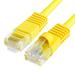 Cmple Cat5e Network Ethernet Cable - Computer LAN Cable 1Gbps - 350 MHz Gold Plated RJ45 Connectors - 150 Feet Yellow