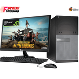 Restored Gaming Dell Desktop Tower Computer PC Intel Core i5 Processor 16GB Ram 512GB SSD 2TB HDD New 24 inch LCD Bto AMD Radeon RX 550 Wifi Adapter Windows 10 (Refurbished)