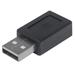 Manhattan USB 2.0 Type-C Female to Type-A Male Adapter