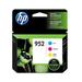 HP 952 3-pack Cyan/Magenta/Yellow Original Ink Cartridges Per cartridge: ~630