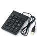 Suzicca Wired USB Numeric Keypad 18 Keys Mini Digital Keyboard Replacement for iMac/ Pro// Air/Pro Laptop PC