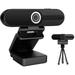 Webcam 1080P Full HD Webcam with Microphone Privacy Cover and Tripod Computer Camera for Video Calling & Recording Video Conference/Online Teaching/Business Meeting