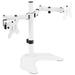 VIVO White Dual Monitor Articulating Desk Stand Mount Fits Up to 27 Screens