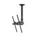 Atdec TH-3070-CTS Ceiling Mount with Short Drop Length for Displays up to 143-Pound Black