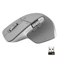 Logitech MX Master 3 Wireless Computer Mouse 7 Buttons 2.4GHz Bluetooth Mid Gray