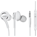 OEM InEar Earbuds Stereo Headphones for Apple iPhone 6 Plus Plus Cable - Designed by AKG - with Microphone and Volume Buttons (White)