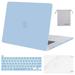 Mosiso 4 in 1 Macbook Pro 16 Inch Case 2020 2019 Release A2141 Hard Shell Case Cover for MacBook Pro 16â€™â€™ with Touch Bar&Touch ID Airy Blue