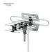 TV Antenna 360Â°Rotation UV Dual Frequency Outdoor Antenna Silver