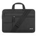 Mosiso Polyester Laptop Shoulder Bag for 2018-2020 MacBook Air 13 inch A2179 A1932 13 inch MacBook Pro A2251 A2289 A2159 A1989 A1706 A1708 Notebook Messenger Briefcase Sleeve Case Black