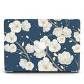 New MacBook Air 13 Case 2018 2019 2020 Release A2337 w/ M1 A2179 A1932 GMYLE Hard Snap on Plastic Hard Shell Case Cover for MacBook Air 13 Inch (White Flowers)