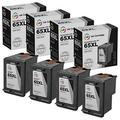LD Remanufactured Replacement for HP 65XL N9K04AN High Yield Black Ink Cartridge 4-Pack for DeskJet 2622 2624 2632 2633 2634 2635 2652 2655 3720 3722 3730 3732 3733 3752 3755 3758