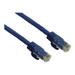 (Price/EACH)IEC M60466A-25 RJ45 4Pr Cat 6a Patch Cord with Molded Snag Free Strain Relief BLUE 25