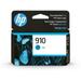 HP 910 Cyan Original Ink Cartridge ~315 pages 3YL58AN#140