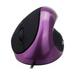 Carevas Optical Vertical Mouse Ergonomic Wired Mouse USB Mice 5 Button for PC Laptop(Purple)