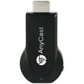 4K/1080P Anycast M100 Wireless Display Adapter SmartSee WiFi Display Dongle HDMI Screen Mirroring Dual Core H.265/HEVC Decoder HD TV Stick Without Switching Miracast Airplay