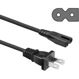 Extra Long 10 ft 10 feet 2 Prong Polarized Power Cord for Vizio LED TV E-M-Series