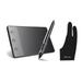 Huion H420 Professional Graphics Drawing Tablet with 3 Shortcut Keys 2048 Levels Pressure Sensitivity 4000LPI Pen Resolution Give Drawing Glove as a Present