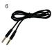 NUZYZ 3.5mm auxiliary AUX male-to-male stereo audio cable for PC iPod MP3 car