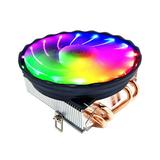 Andoer CPU Cooler 4 Copper Heat Pipes 3Pin Colorful Quiet Cooling Fan Replacement